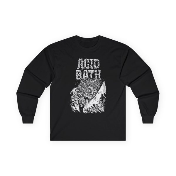 ACID Bath Black & White Unisex Ultra Cotton Long Sleeve Tee