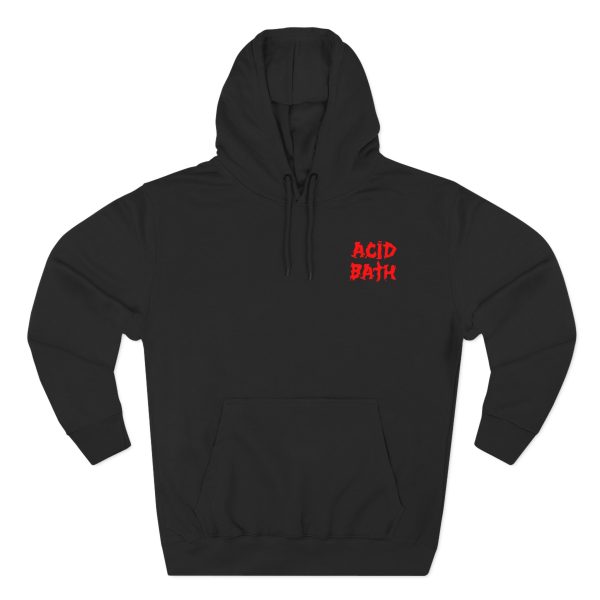 ACID Bath Clown Skull Three-Panel Fleece Hoodie