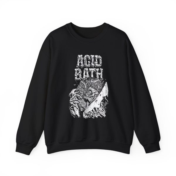 ACID Bath Black & White Unisex Heavy Blend™ Crewneck Sweatshirt